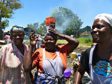 Vissersvrouwen in Kenia