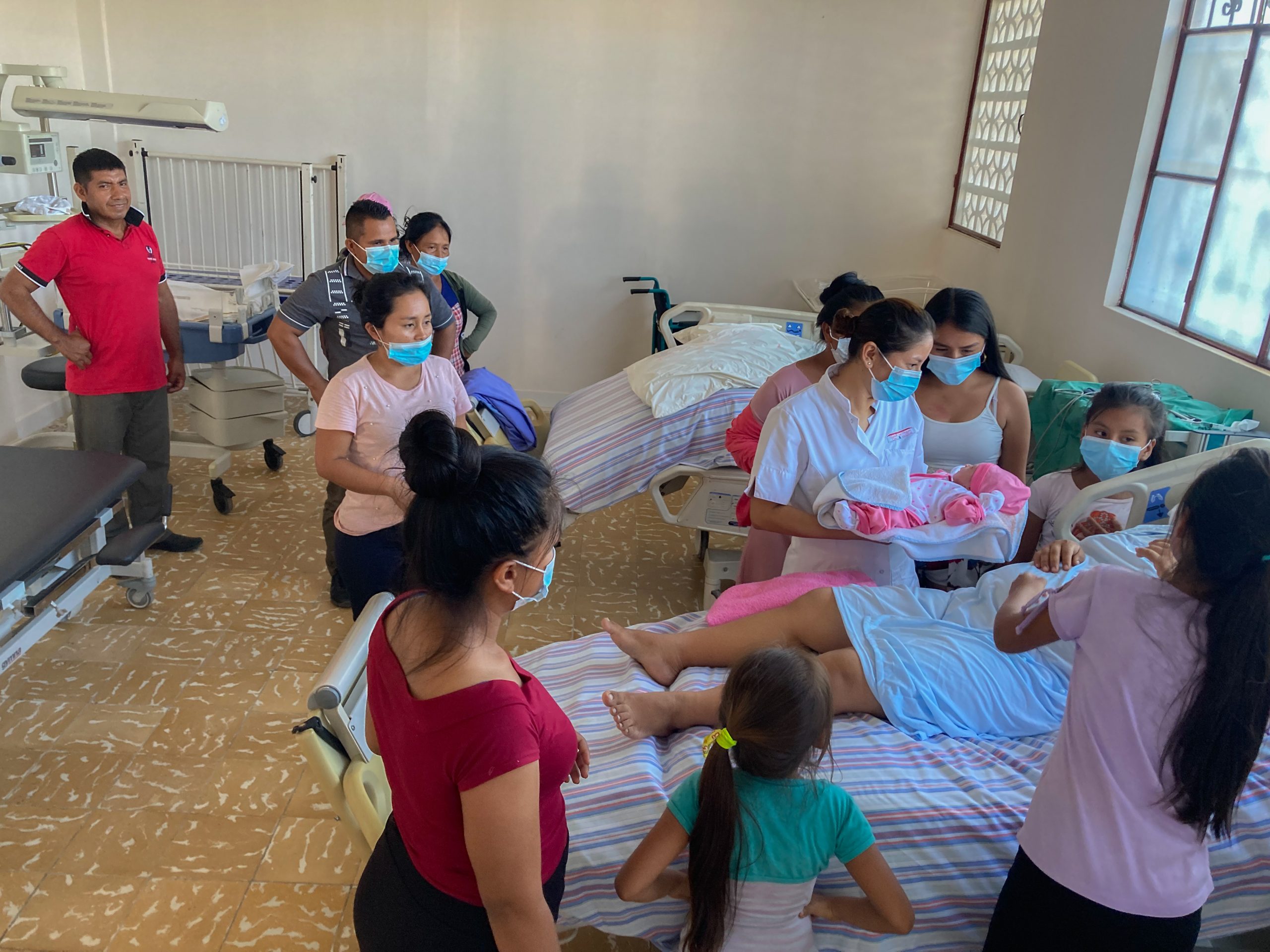 Bevalling in ziekenhuis San Miguel