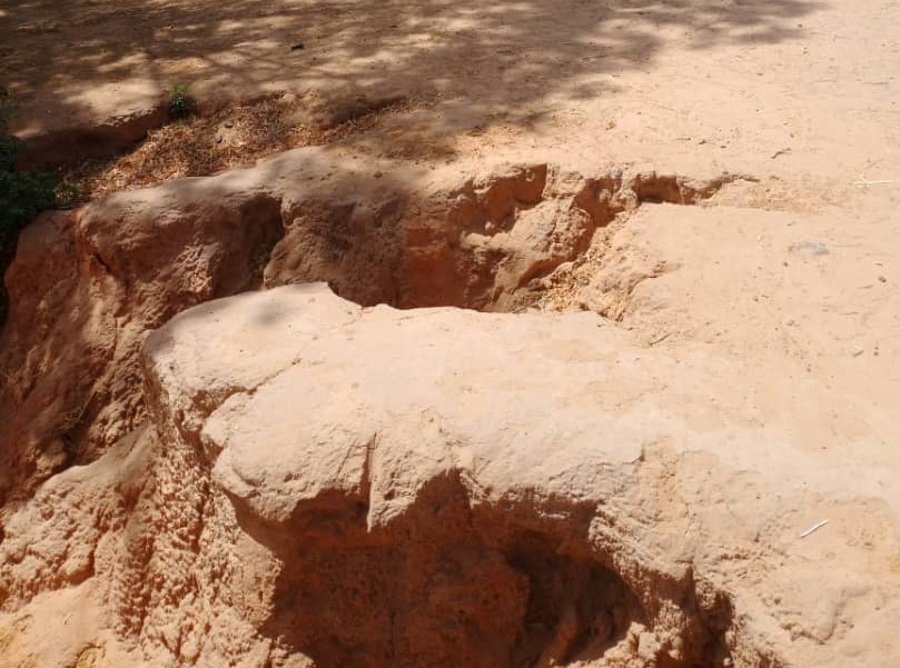 Water erosie in Niger